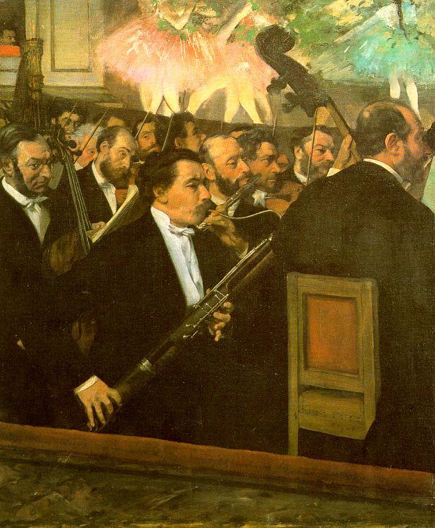 Edgar Degas The Orchestra of the Opera Sweden oil painting art